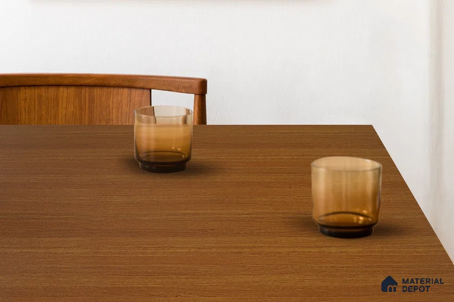 Wooden Look 3202 SUD 8 ft x 4 ft Suede Finish Decorative Laminate - 1 mm | Suitable for TV Unit, Wardrobe, Kitchen Cabinets