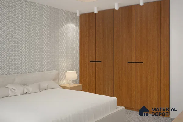 Wooden Look 3202 SUD 8 ft x 4 ft Suede Finish Decorative Laminate - 1 mm | Suitable for TV Unit, Wardrobe, Kitchen Cabinets