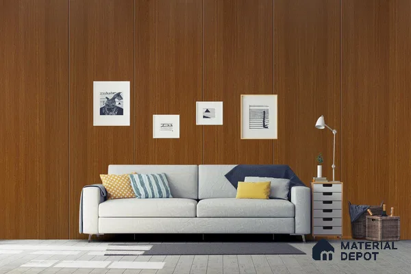 Wooden Look 3202 SUD 8 ft x 4 ft Suede Finish Decorative Laminate - 1 mm | Suitable for TV Unit, Wardrobe, Kitchen Cabinets
