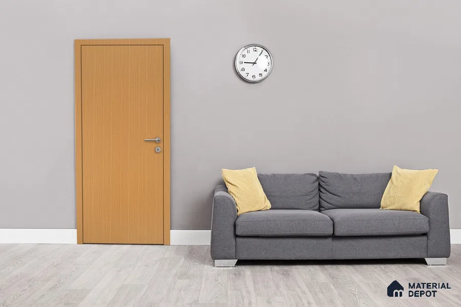 Wooden Look 3281 SUD 8 ft x 4 ft Suede Finish Decorative Laminate - 1 mm | Suitable for TV Unit, Wardrobe, Kitchen Cabinets
