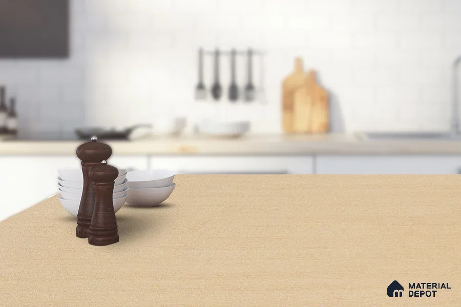 Wooden Look 3057 SUD 8 ft x 4 ft Suede Finish Decorative Laminate - 1 mm | Suitable for TV Unit, Wardrobe, Kitchen Cabinets
