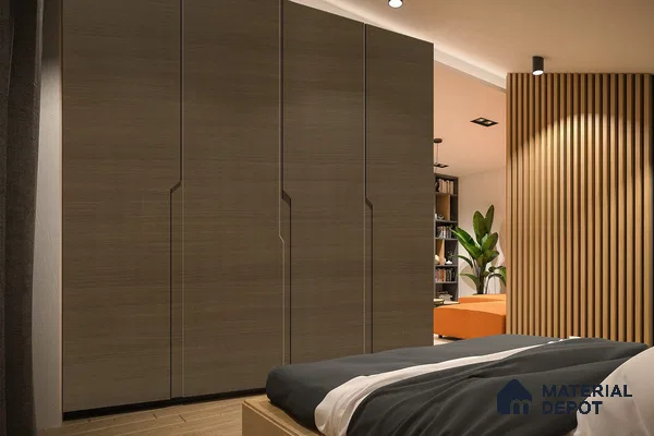 Wooden Look 3959 SUD 8 ft x 4 ft Suede Finish Decorative Laminate - 1 mm | Suitable for TV Unit, Wardrobe, Kitchen Cabinets
