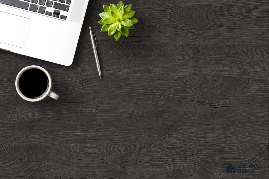 Wooden Look 3403 SUD 8 ft x 4 ft Suede Finish Decorative Laminate - 1 mm | Suitable for TV Unit, Wardrobe, Kitchen Cabinets