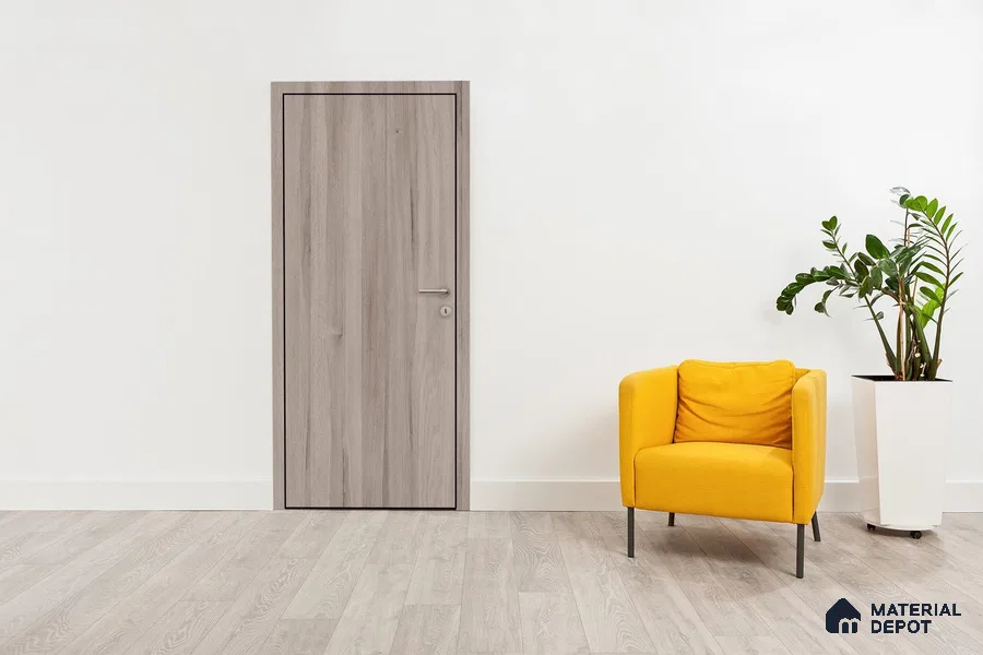 Wooden Look 3260 SUD 8 ft x 4 ft Suede Finish Decorative Laminate - 1 mm | Suitable for TV Unit, Wardrobe, Kitchen Cabinets