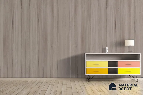 Wooden Look 3260 SUD 8 ft x 4 ft Suede Finish Decorative Laminate - 1 mm | Suitable for TV Unit, Wardrobe, Kitchen Cabinets