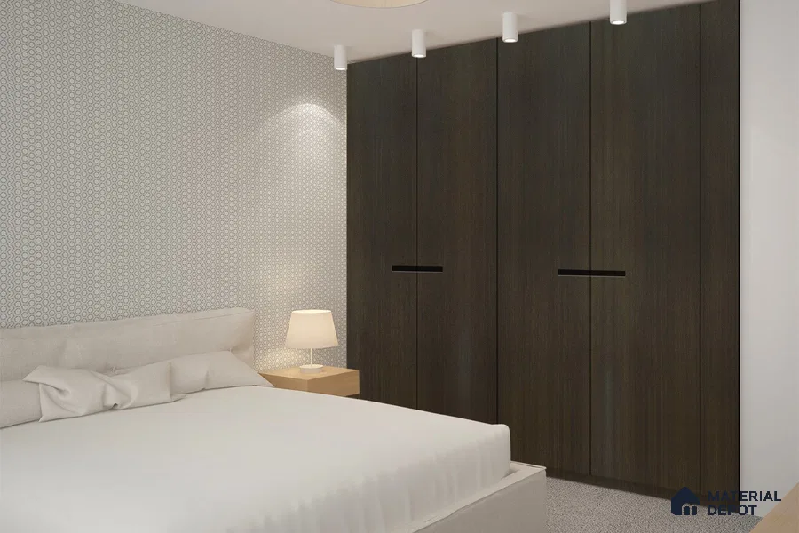 Wooden Look 3221 SUD 8 ft x 4 ft Suede Finish Decorative Laminate - 1 mm | Suitable for TV Unit, Wardrobe, Kitchen Cabinets