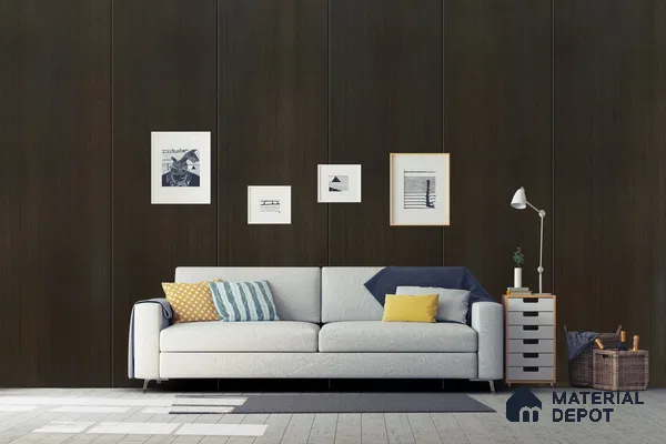 Wooden Look 3221 SUD 8 ft x 4 ft Suede Finish Decorative Laminate - 1 mm | Suitable for TV Unit, Wardrobe, Kitchen Cabinets