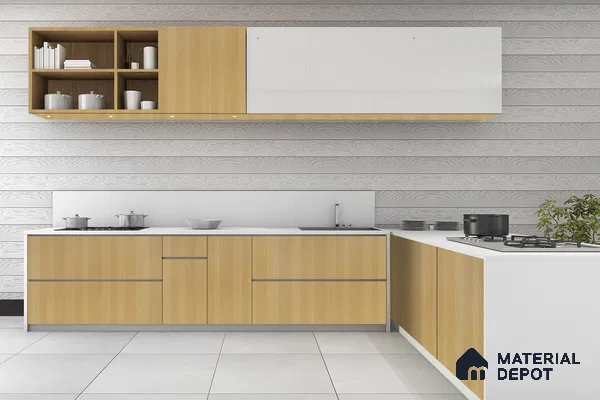 Wooden Look 3011 SUD 8 ft x 4 ft Suede Finish Decorative Laminate - 1 mm | Suitable for TV Unit, Wardrobe, Kitchen Cabinets