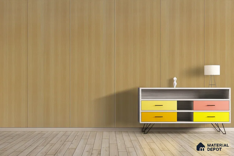 Wooden Look 3011 SUD 8 ft x 4 ft Suede Finish Decorative Laminate - 1 mm | Suitable for TV Unit, Wardrobe, Kitchen Cabinets