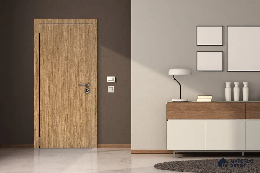 Wooden Look 3162 SUD 8 ft x 4 ft Suede Finish Decorative Laminate - 1 mm | Suitable for TV Unit, Wardrobe, Kitchen Cabinets