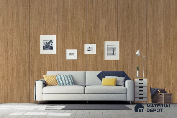 Wooden Look 3162 SUD 8 ft x 4 ft Suede Finish Decorative Laminate - 1 mm | Suitable for TV Unit, Wardrobe, Kitchen Cabinets