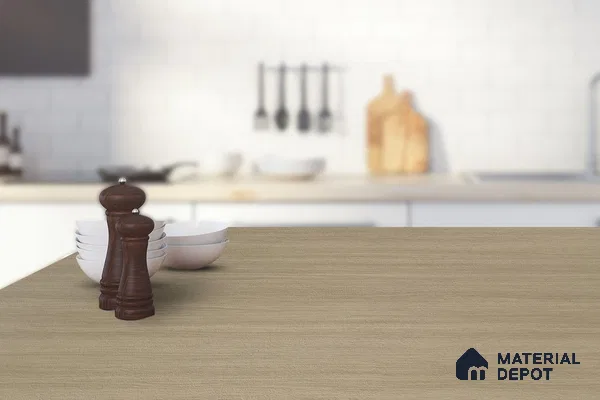 Wooden Look 3094 SUD 8 ft x 4 ft Suede Finish Decorative Laminate - 1 mm | Suitable for TV Unit, Wardrobe, Kitchen Cabinets