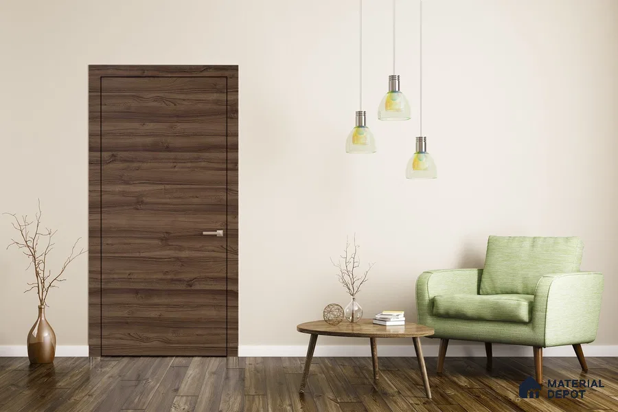 Wooden Look 3961 SUD 8 ft x 4 ft Suede Finish Decorative Laminate - 1 mm | Suitable for TV Unit, Wardrobe, Kitchen Cabinets