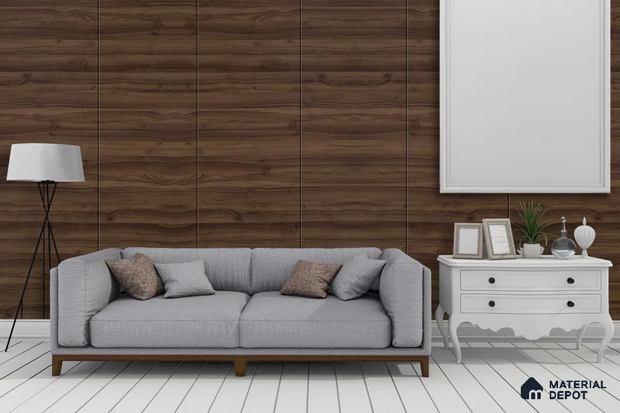 Wooden Look 3961 SUD 8 ft x 4 ft Suede Finish Decorative Laminate - 1 mm | Suitable for TV Unit, Wardrobe, Kitchen Cabinets