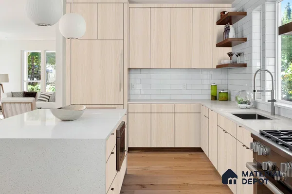 Wooden Look 3294 SUD 8 ft x 4 ft Suede Finish Decorative Laminate - 1 mm | Suitable for TV Unit, Wardrobe, Kitchen Cabinets