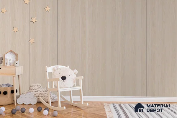 Wooden Look 3294 SUD 8 ft x 4 ft Suede Finish Decorative Laminate - 1 mm | Suitable for TV Unit, Wardrobe, Kitchen Cabinets