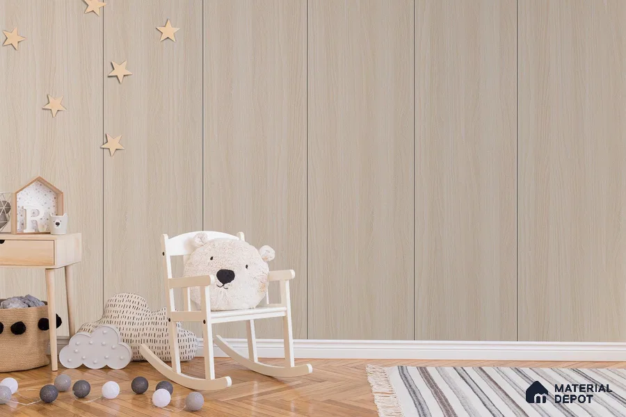 Wooden Look 3294 SUD 8 ft x 4 ft Suede Finish Decorative Laminate - 1 mm | Suitable for TV Unit, Wardrobe, Kitchen Cabinets
