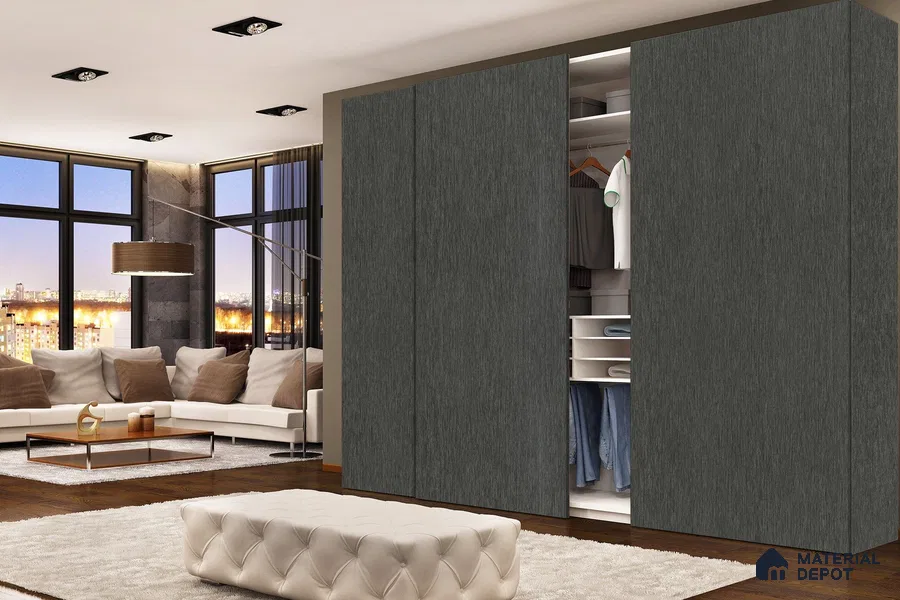 Wooden Look 3267 SUD 8 ft x 4 ft Suede Finish Decorative Laminate - 1 mm | Suitable for TV Unit, Wardrobe, Kitchen Cabinets