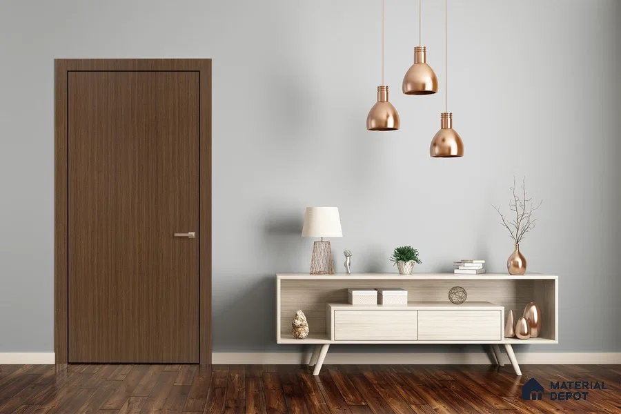 Wooden Look 3360 SUD 8 ft x 4 ft Suede Finish Decorative Laminate - 1 mm | Suitable for TV Unit, Wardrobe, Kitchen Cabinets