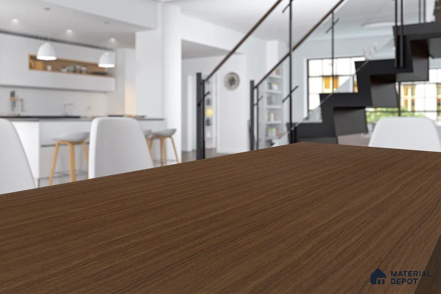Wooden Look 3360 SUD 8 ft x 4 ft Suede Finish Decorative Laminate - 1 mm | Suitable for TV Unit, Wardrobe, Kitchen Cabinets