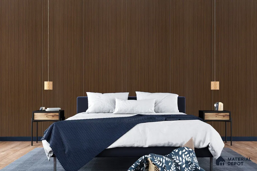 Wooden Look 3360 SUD 8 ft x 4 ft Suede Finish Decorative Laminate - 1 mm | Suitable for TV Unit, Wardrobe, Kitchen Cabinets