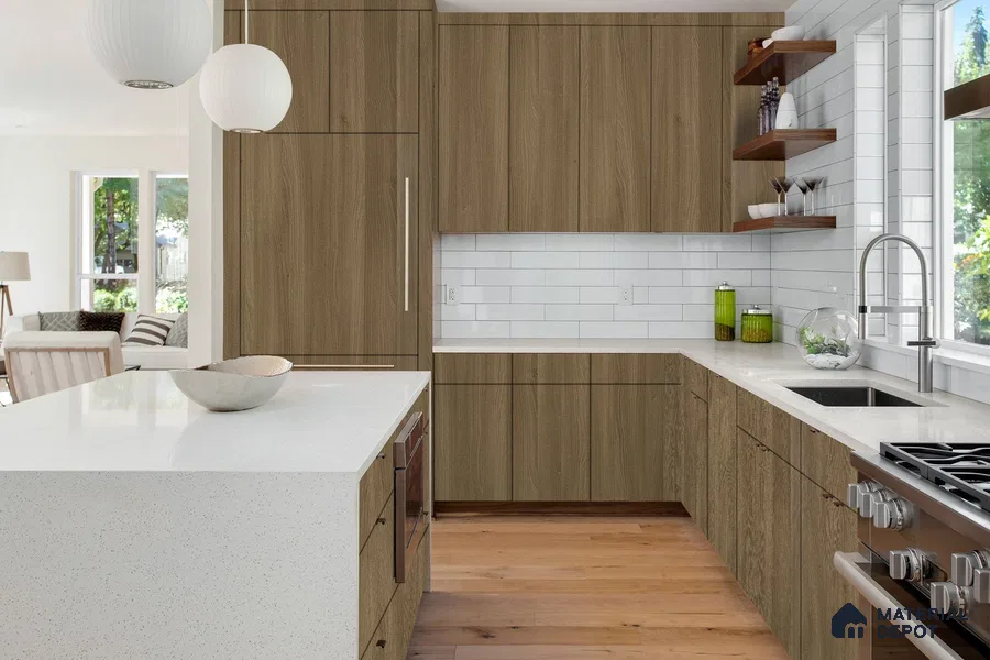 Wooden Look 3289 SUD 8 ft x 4 ft Suede Finish Decorative Laminate - 1 mm | Suitable for TV Unit, Wardrobe, Kitchen Cabinets