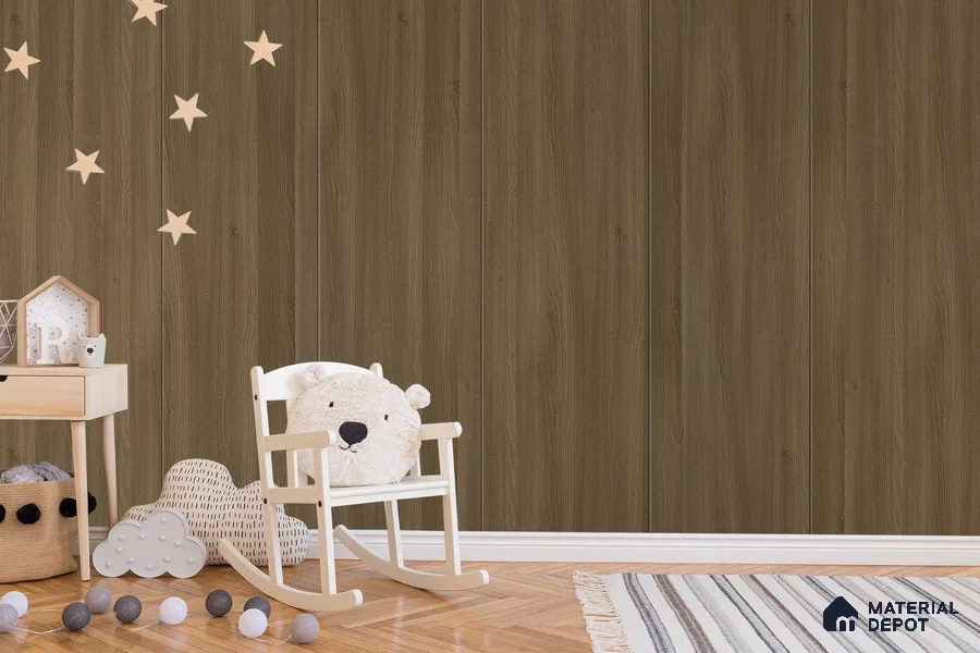 Wooden Look 3289 SUD 8 ft x 4 ft Suede Finish Decorative Laminate - 1 mm | Suitable for TV Unit, Wardrobe, Kitchen Cabinets
