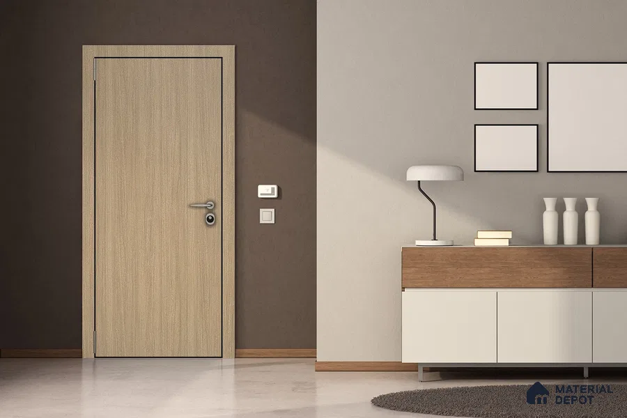 Wooden Look 3153 SUD 8 ft x 4 ft Suede Finish Decorative Laminate - 1 mm | Suitable for TV Unit, Wardrobe, Kitchen Cabinets
