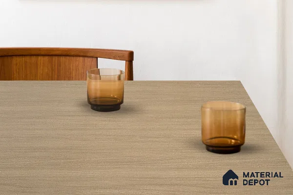 Wooden Look 3153 SUD 8 ft x 4 ft Suede Finish Decorative Laminate - 1 mm | Suitable for TV Unit, Wardrobe, Kitchen Cabinets