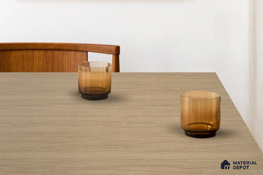 Wooden Look 3153 SUD 8 ft x 4 ft Suede Finish Decorative Laminate - 1 mm | Suitable for TV Unit, Wardrobe, Kitchen Cabinets