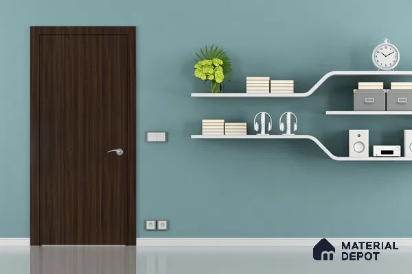 Wooden Look 3395 SUD 8 ft x 4 ft Suede Finish Decorative Laminate - 1 mm | Suitable for TV Unit, Wardrobe, Kitchen Cabinets