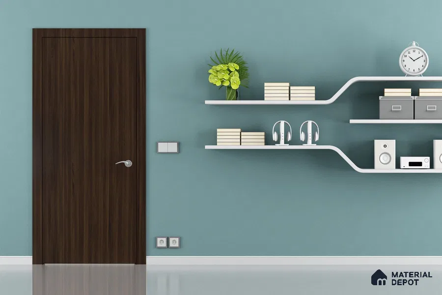 Wooden Look 3395 SUD 8 ft x 4 ft Suede Finish Decorative Laminate - 1 mm | Suitable for TV Unit, Wardrobe, Kitchen Cabinets