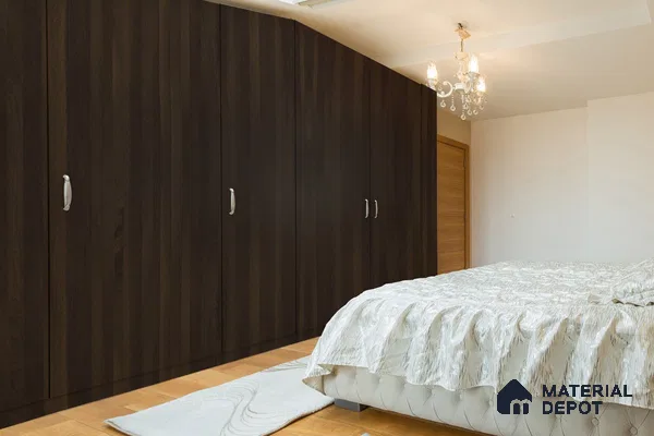 Wooden Look 3395 SUD 8 ft x 4 ft Suede Finish Decorative Laminate - 1 mm | Suitable for TV Unit, Wardrobe, Kitchen Cabinets
