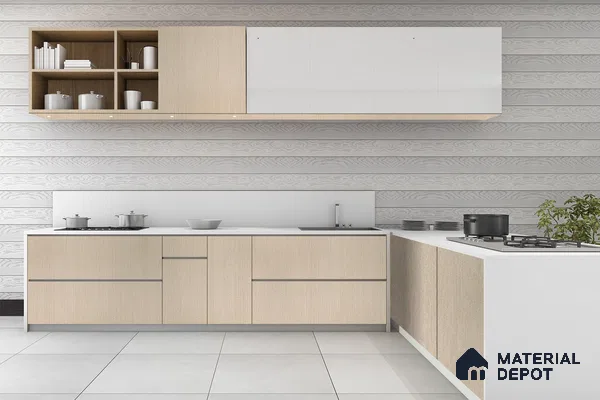 Wooden Look 3223 SUD 8 ft x 4 ft Suede Finish Decorative Laminate - 1 mm | Suitable for TV Unit, Wardrobe, Kitchen Cabinets