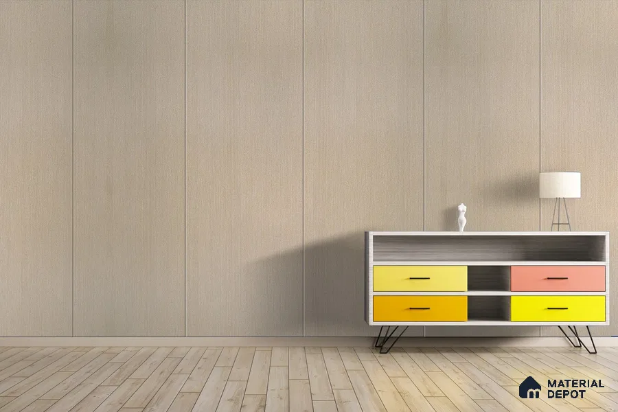 Wooden Look 3223 SUD 8 ft x 4 ft Suede Finish Decorative Laminate - 1 mm | Suitable for TV Unit, Wardrobe, Kitchen Cabinets