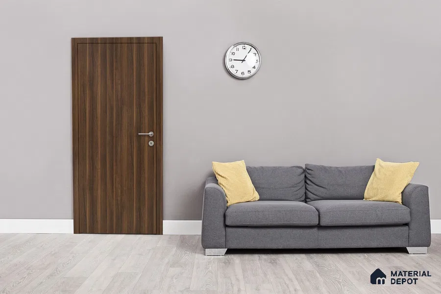 Wooden Look 3278 SUD 8 ft x 4 ft Suede Finish Decorative Laminate - 1 mm | Suitable for TV Unit, Wardrobe, Kitchen Cabinets