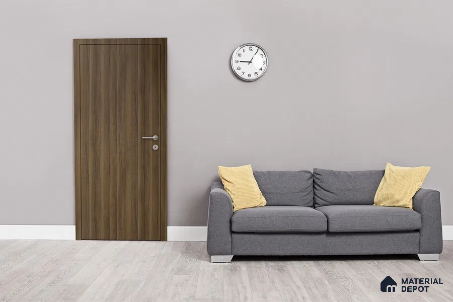 Wooden Look 3277 SUD 8 ft x 4 ft Suede Finish Decorative Laminate - 1 mm | Suitable for TV Unit, Wardrobe, Kitchen Cabinets