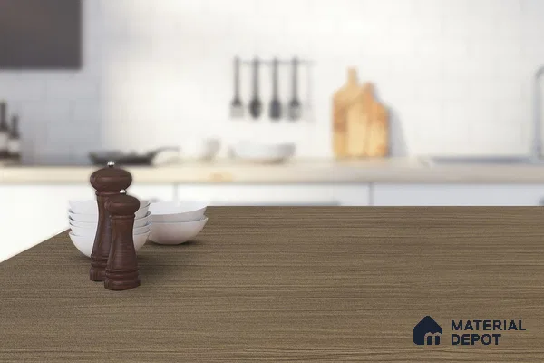 Wooden Look 3123 SUD 8 ft x 4 ft Suede Finish Decorative Laminate - 1 mm | Suitable for TV Unit, Wardrobe, Kitchen Cabinets