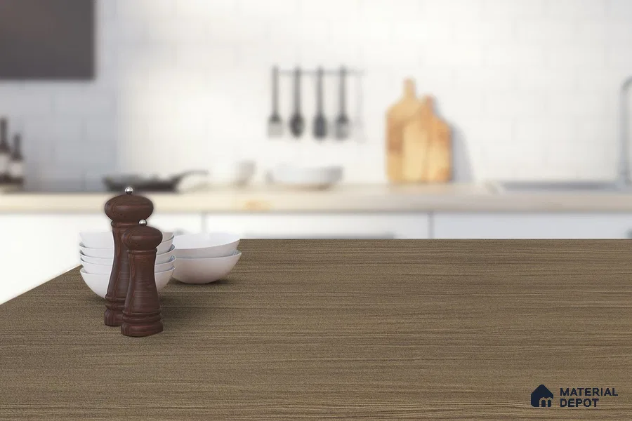 Wooden Look 3123 SUD 8 ft x 4 ft Suede Finish Decorative Laminate - 1 mm | Suitable for TV Unit, Wardrobe, Kitchen Cabinets