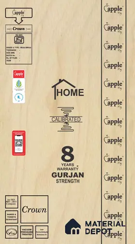 Apple Crown Signature MR Grade 8 ft x 4 ft Flush Door - 30 mm (8 Years Warranty)