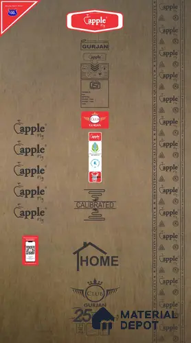 Apple AAA Club Plus BWP Grade Pinewood 8 ft x 4 ft Blockboard - 19 mm (35 Years Warranty)