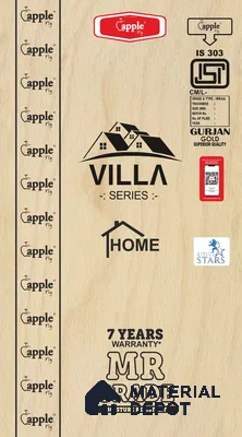Apple Villa MR Grade Pinewood 7 ft x 4 ft Blockboard - 19 mm (7 Years Warranty)