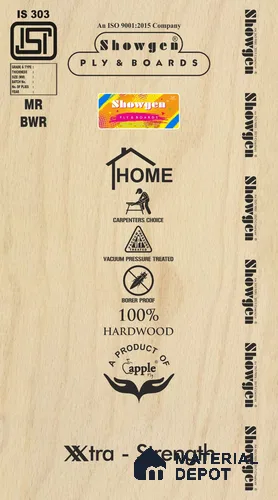 Showgen SH ISI MR Grade Pinewood 8 ft x 4 ft Blockboard - 19 mm
