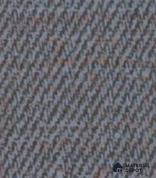 430P Crochet Denim Splash 45x0.8 mm Matte Finish uPVC Decor Edge Band - 0.8 mm