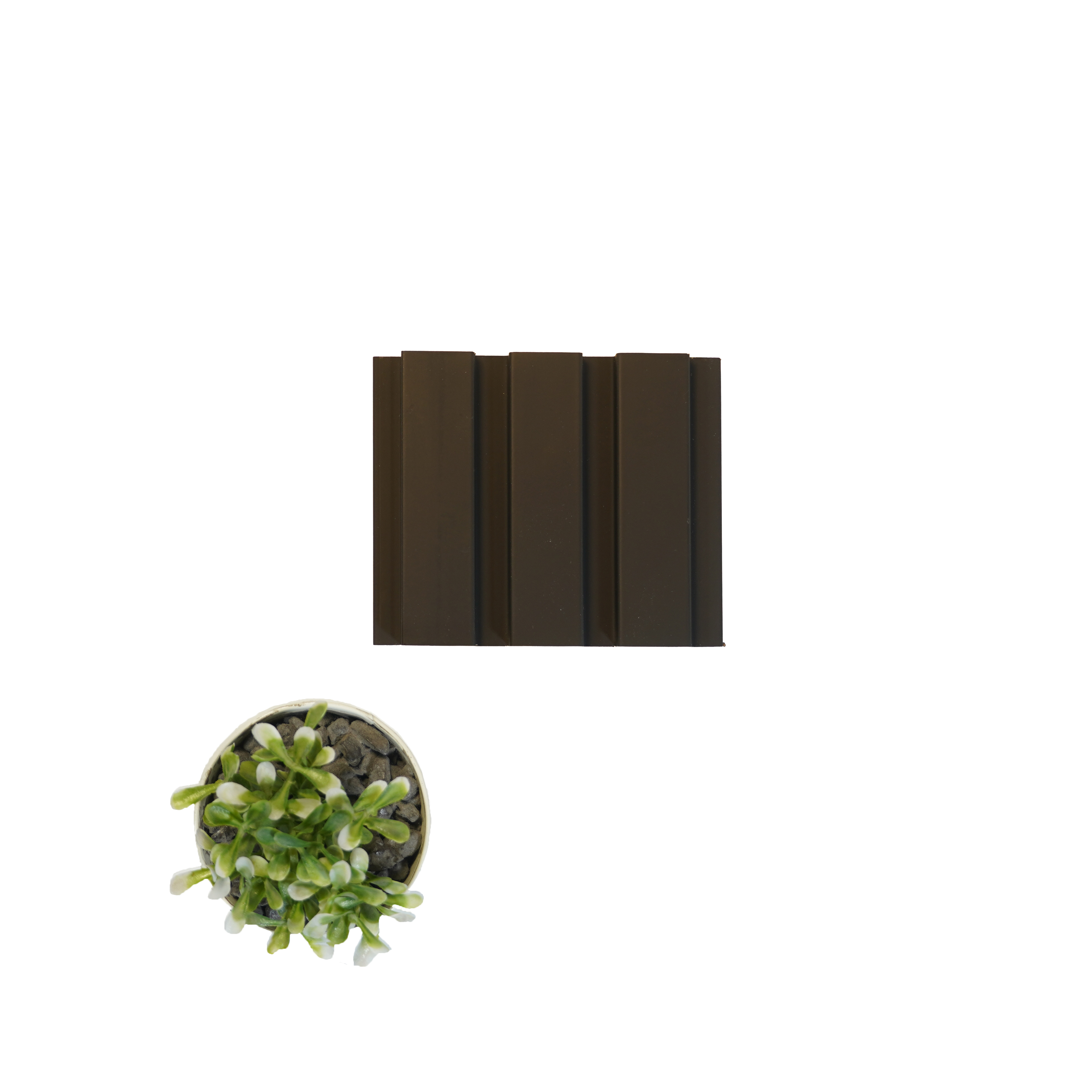 Black Plain Colour Louver PN 01636 (3771-301) 9 ft x 4.7 inch MDF Panel - 18 mm | Suitable for Feature Wall, TV Unit & Living Room | Width is Subjected to 5% Variation