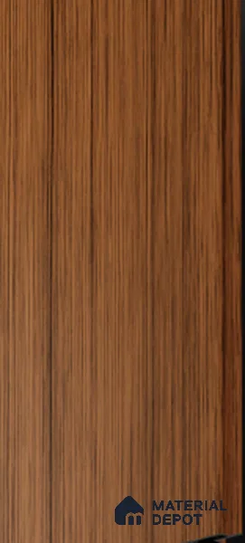 Exterior Grade 9 ft x 4.5 inch AW 11 PVC Membrane Finish Composite Polymer Louvers PN 05834 - 16 mm