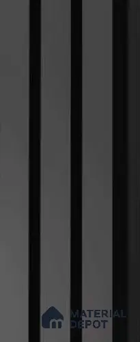 Exterior Grade 9 ft x 5.35 inch AX 8 PVC Membrane Finish Composite Polymer Louvers PN 05841 - 20 mm
