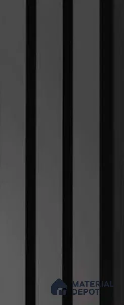 Exterior Grade 9 ft x 5.35 inch AX 8 PVC Membrane Finish Composite Polymer Louvers PN 05841 - 20 mm