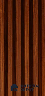 Exterior Grade 9 ft x 4.5 inch AY 20 PVC Membrane Finish Composite Polymer Louvers PN 05846 - 14.5 mm