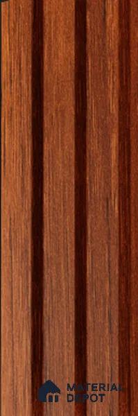 Exterior Grade 9 ft x 4.5 inch AZ 16 PVC Membrane Finish Composite Polymer Louvers PN 05843 - 14.5 mm